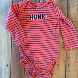 Striped "Hunk" Onesie | 12-18 mo | Carter's