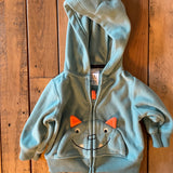 Monster Zip Up Sweater | 0-3 months | Carter's