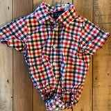 Plaid Romper | 12-18 mo | The Children's Place