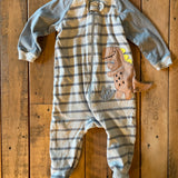Dinosaur Zip Up Pajama | 0-3 mo | Gerber