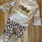 Peace, Love, & Football Two Piece Set