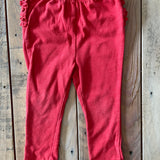 Red Ruffle Bottom Leggings | 18-24 mo | Old Navy