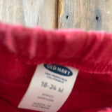 Red Ruffle Bottom Leggings | 18-24 mo | Old Navy