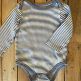 Striped Long Sleeve Onesie | HB