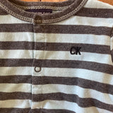 Brown Sripe Sweater | 3-6 mo | Calvin Klein