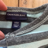Brown Sripe Sweater | 3-6 mo | Calvin Klein