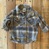 Plaid Long Sleeve Shirt | 0-3 mo | Carter's