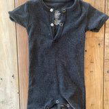Black Romper | 0-3 mo