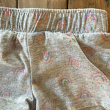 Gray Rainbow Shorts | 6-9 months | Garanimals