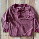 Maroon Striped Henley | Garanimals