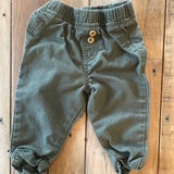 Dusty green Corduroy Pants | 6-9 mo | Garanimals