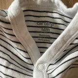 Striped Snap Up Sail Away Romper | 9-12 mo | Carter's
