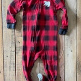 Mountain Cabin Zip Up Pajama | 9-12 mo | Carter's