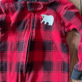 Mountain Cabin Zip Up Pajama | 9-12 mo | Carter's