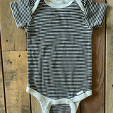 Striped Short Sleeve Onesie | 0-3 mo | Gerber