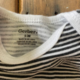 Striped Short Sleeve Onesie | 0-3 mo | Gerber