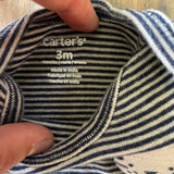 Tiger Pocket Short Sleeve Onesie | 0-3 mo | Carter's