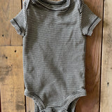 Striped Short Sleeve Onesie | 0-3 mo | Carter's