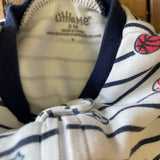 Go Sports Zip Up Pajama | 3-6 mo | Little Me
