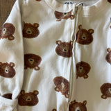 Little Bear Zip Up Pajama | 3-6 mo | Old Navy