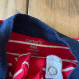 Striped Puppy Zip Up Pajama | 3-6 mo | Carter's