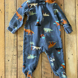 Dinosaur Zip Up Pajama | 3-6 mo | Carter's