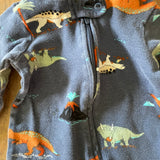 Dinosaur Zip Up Pajama | 3-6 mo | Carter's