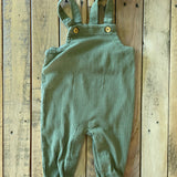 Green Ribbed Overalls | 3-6 mo | Cat & Jack