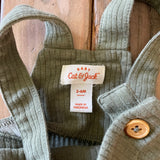 Green Ribbed Overalls | 3-6 mo | Cat & Jack