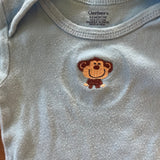 Blue Monkey Onesie | 3-6 mo | Gerber