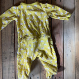 Butterfly Ruffle Bottom Zip Up Pajama | Carter's