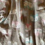 Little Fox Zip Up Pajama | Gerber