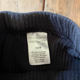 Black Ribbed Harem Pants | Modern Moments