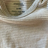 Grey Striped Short Sleeve Onesie | Carter's