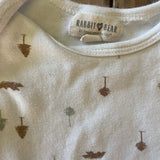 Outdoorsy Short Sleeve Onesie | Rabbit + Bear