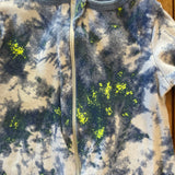 Blue Tye Dye Zip Up Pajama | 3-6 mo | Wonder Nation