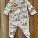 Safari Zip Up Pajama | 3-6 mo | Carter's