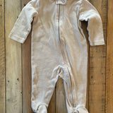 Stripe Zip Up Pajama | 3-6 mo | Carter's