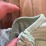 Green Checkered Zip Up Pajama | 3-6 mo | Little Me