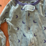 Over The Moon Zip Up Pajama | 3-6 mo | Cloud Island
