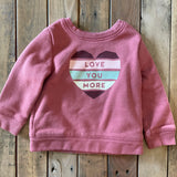 Love You More Sweater | 9-12 mo | Jumping Beans