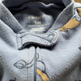 Little Lion Zip Up Pajama | Carter's