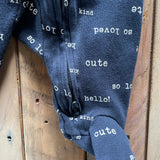 Cute and Loved Zip Up Pajama | Carter's