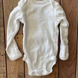 White Long Sleeve Onesie | newborn | Carter's