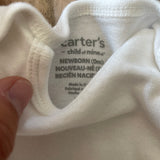 White Long Sleeve Onesie | newborn | Carter's