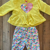 Yellow Hearts Set | 3-6 mo | Carter's