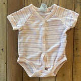 Pink Stripe Onesie | 3-6 mo