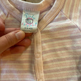 Pink Stripe Onesie | 3-6 mo