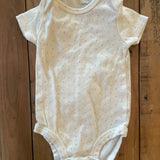 White Polkadots Onesie | 3-6 mo | Carter's