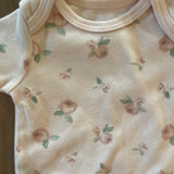 Pink Roses Onesie | 3-6 mo | Kyle & Deena